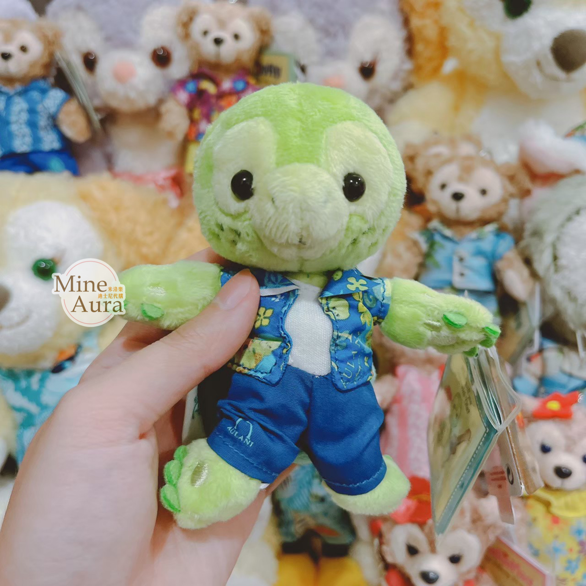 (現貨) 奧樂米拉 海龜 OluMel 渡假村制服造型 鑰匙圈吊飾 -夏威夷迪士尼渡假村限定