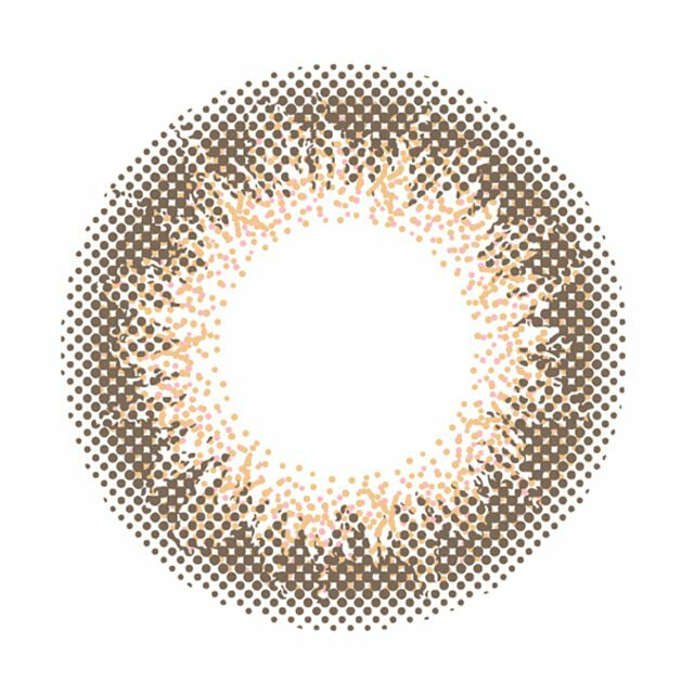 [30片] envie UV 1 Day Coral Cheek 每日拋棄型有色彩妝隱形眼鏡｜每盒30片