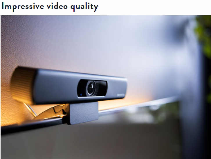 Konftel Cam20 4k HD Webcam for Huddle Rooms or Personal Computers
