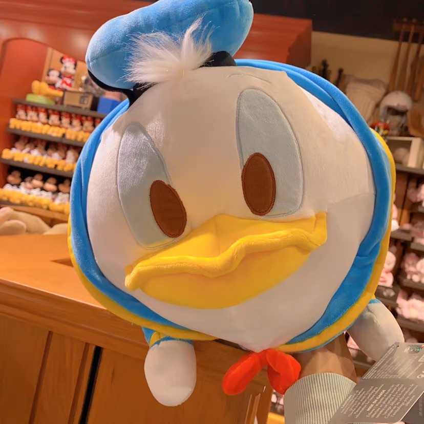 (限時特價) 唐老鴨 Donald 圓滾滾 圓筒造型 娃娃玩偶 -上海迪士尼樂園