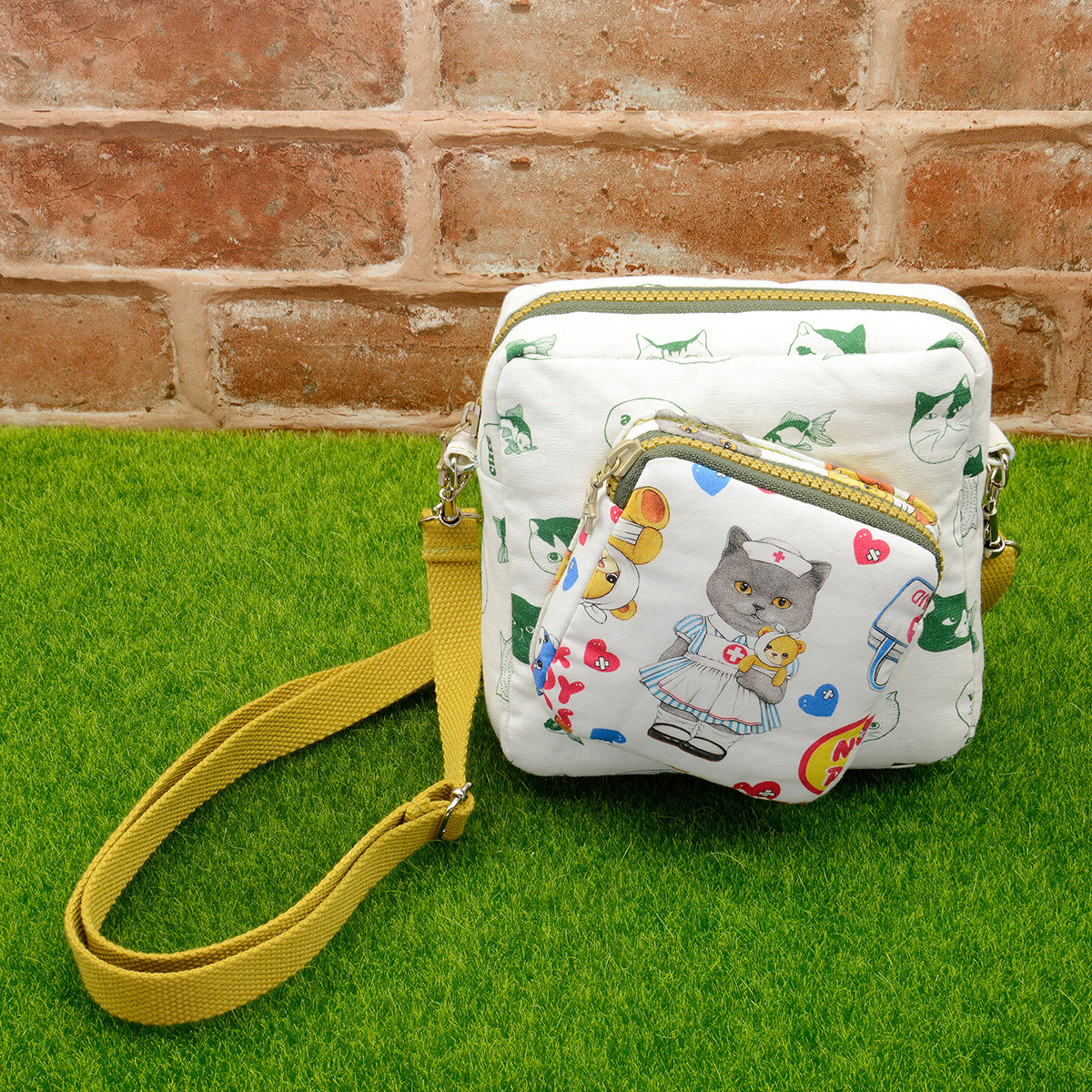 販售原尺寸【紙型】(斜口袋斜背包)