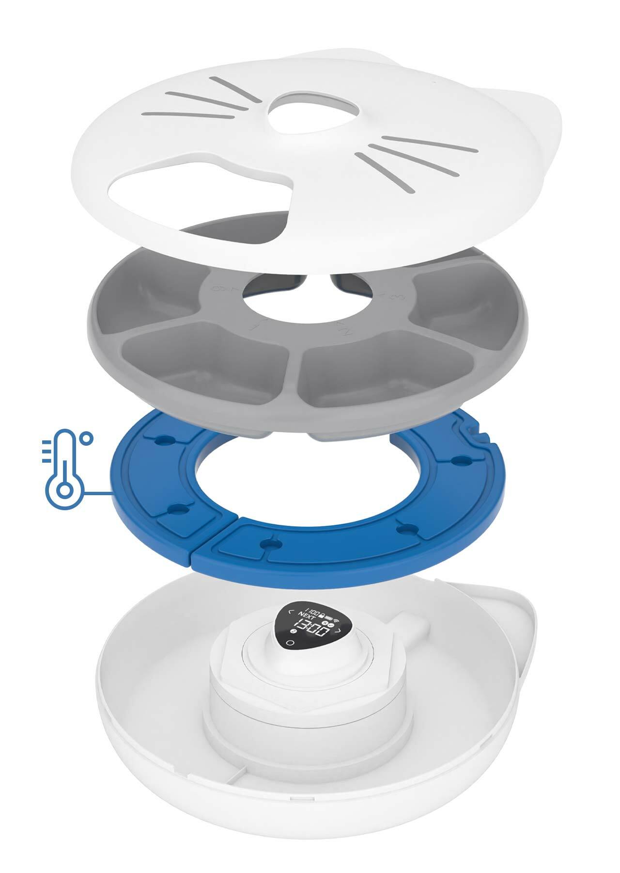 Catit PIXI 智能6餐分配餵食器