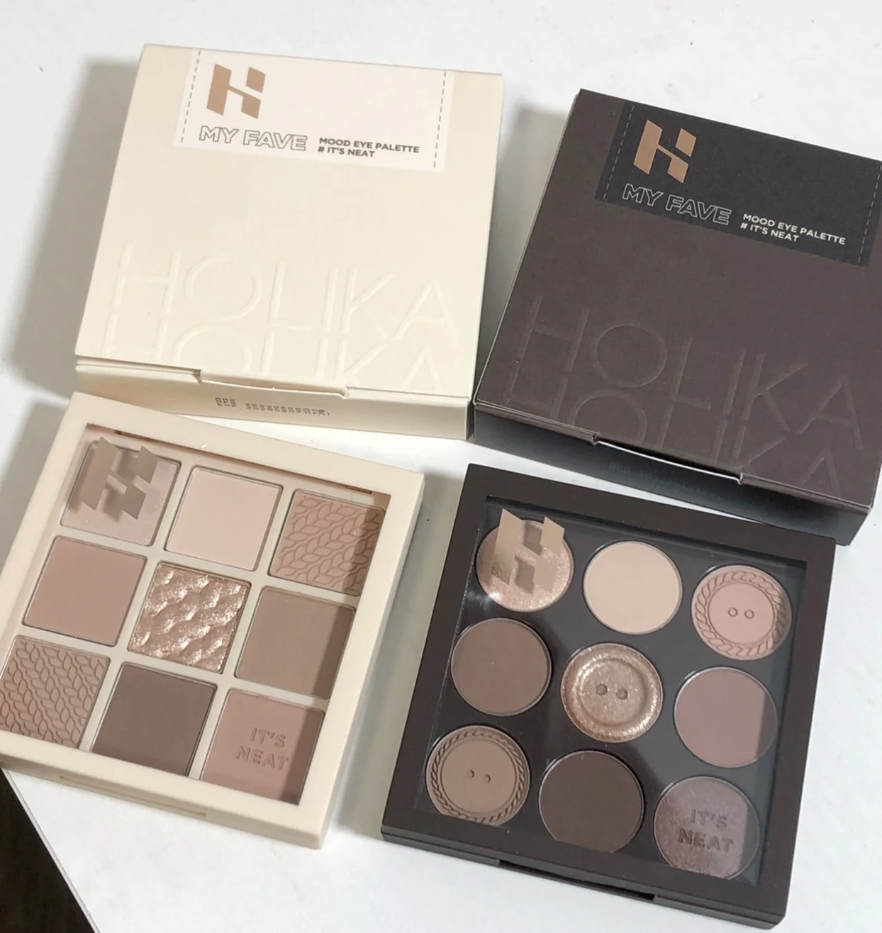 📦預購 HOLIKA HOLIKA-針織衫/鈕扣巧克力眼影盤