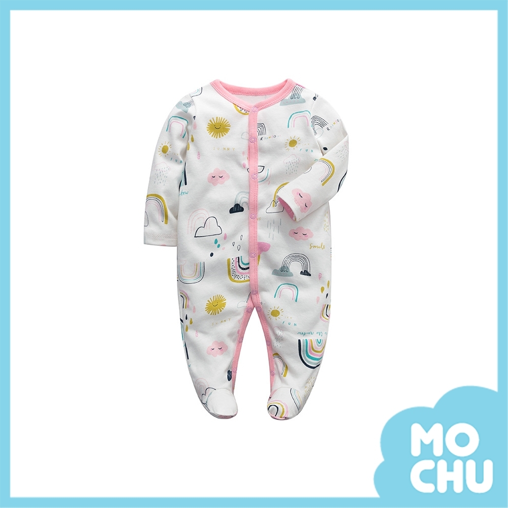 彩虹太陽長袖連身衣(包腳款)