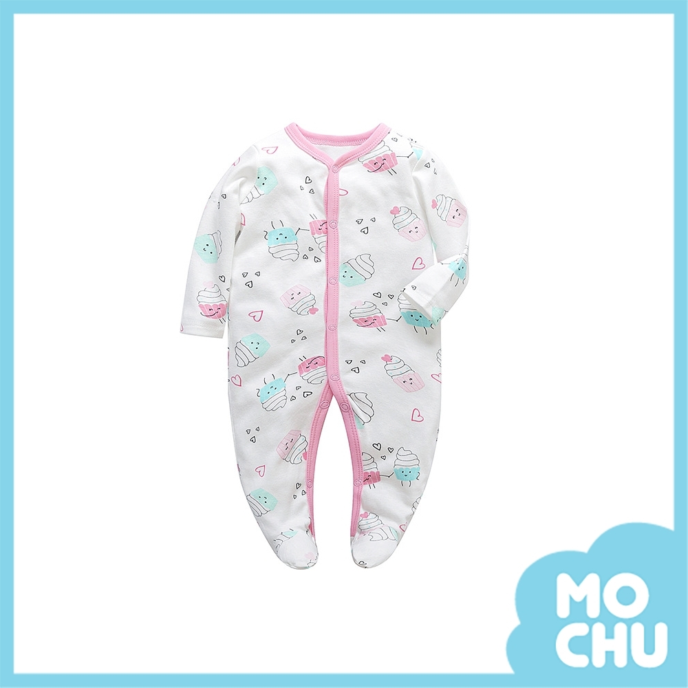 甜蜜冰淇淋長袖連身衣(包腳款)