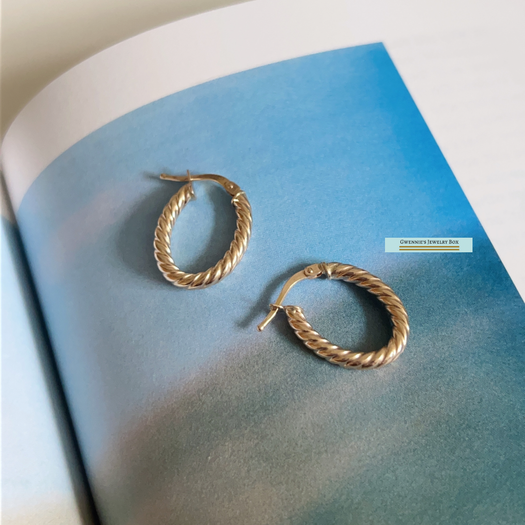 Lucky Rope－幸運繩橢圓耳環圈