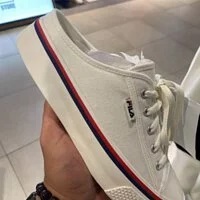 [S] FILA GIAY SNEAKER UNISEX SCANLINE MULE,WHITE/WHITE/WHITE, 1XM01593D-100 (SFL129)