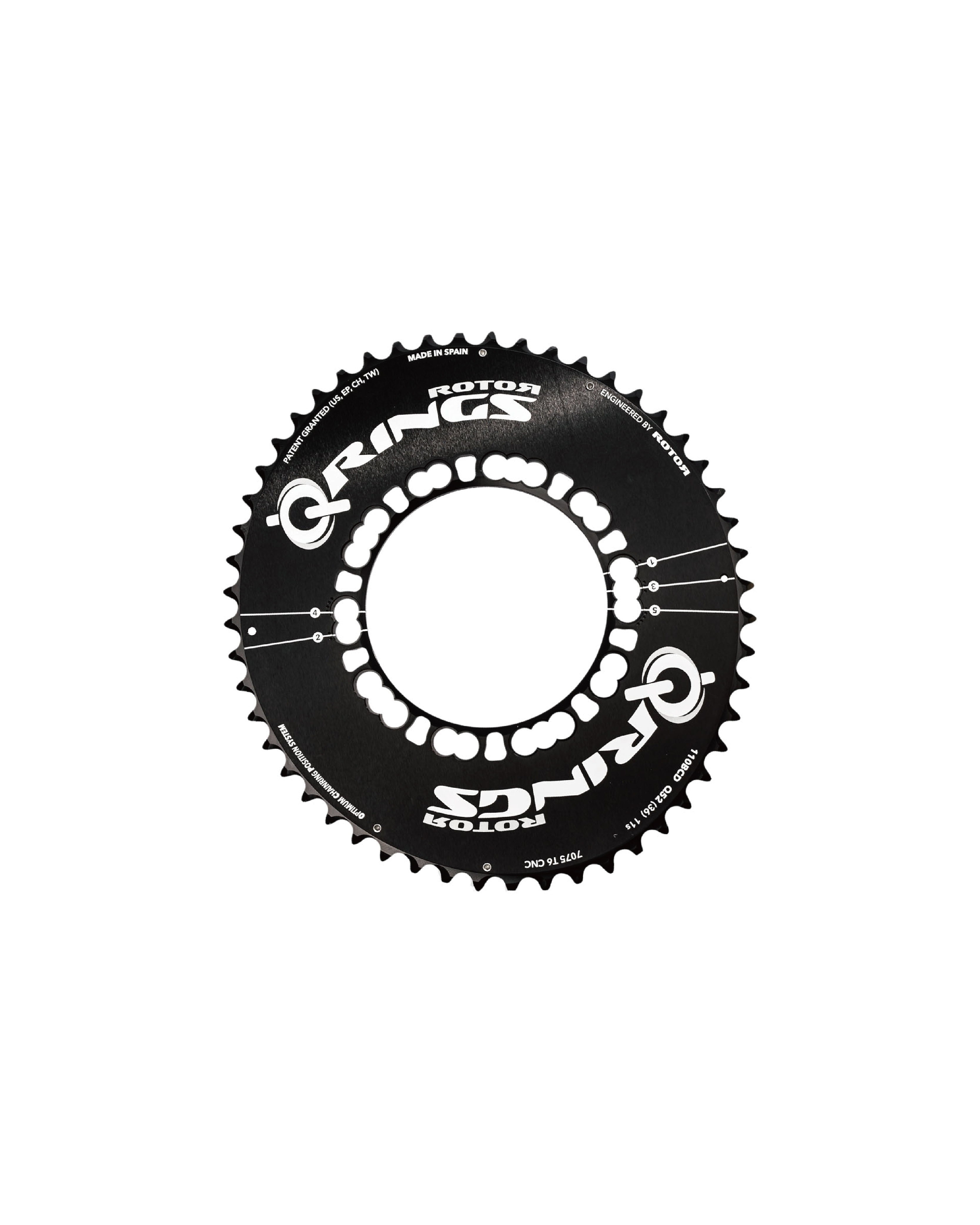 【ROTOR】Q RINGS® Aero 2x BCD110×5 齒爪式空力橢圓齒片