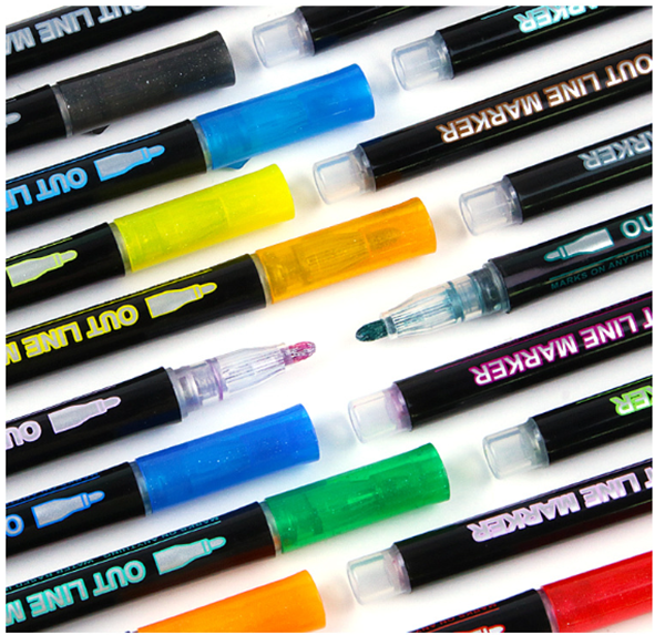 12色套裝手賬熒光筆 B111