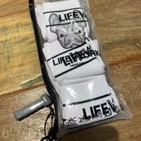 [S] LIFEWORK KOMASA CREW SOCKS,WHITE, LW225SO91000 (SLW131)