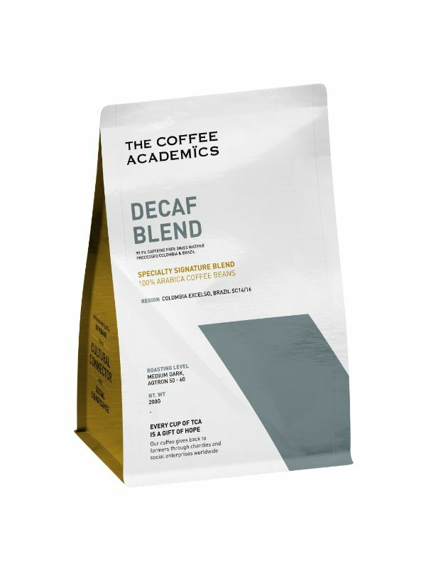 The Coffee Academics Decaf Blend 100% Arabica Coffee Beans 200g