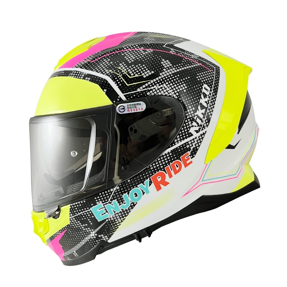 NIKKO N-806 II #13 閃光煙硝 夜光BOOM 全罩 內墨片