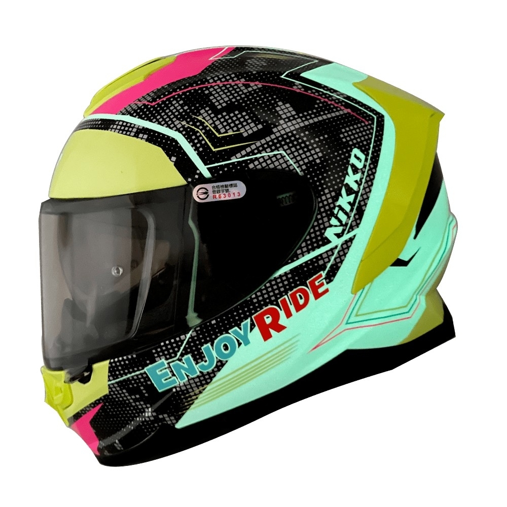 NIKKO N-806 II #13 閃光煙硝 夜光BOOM 全罩 內墨片