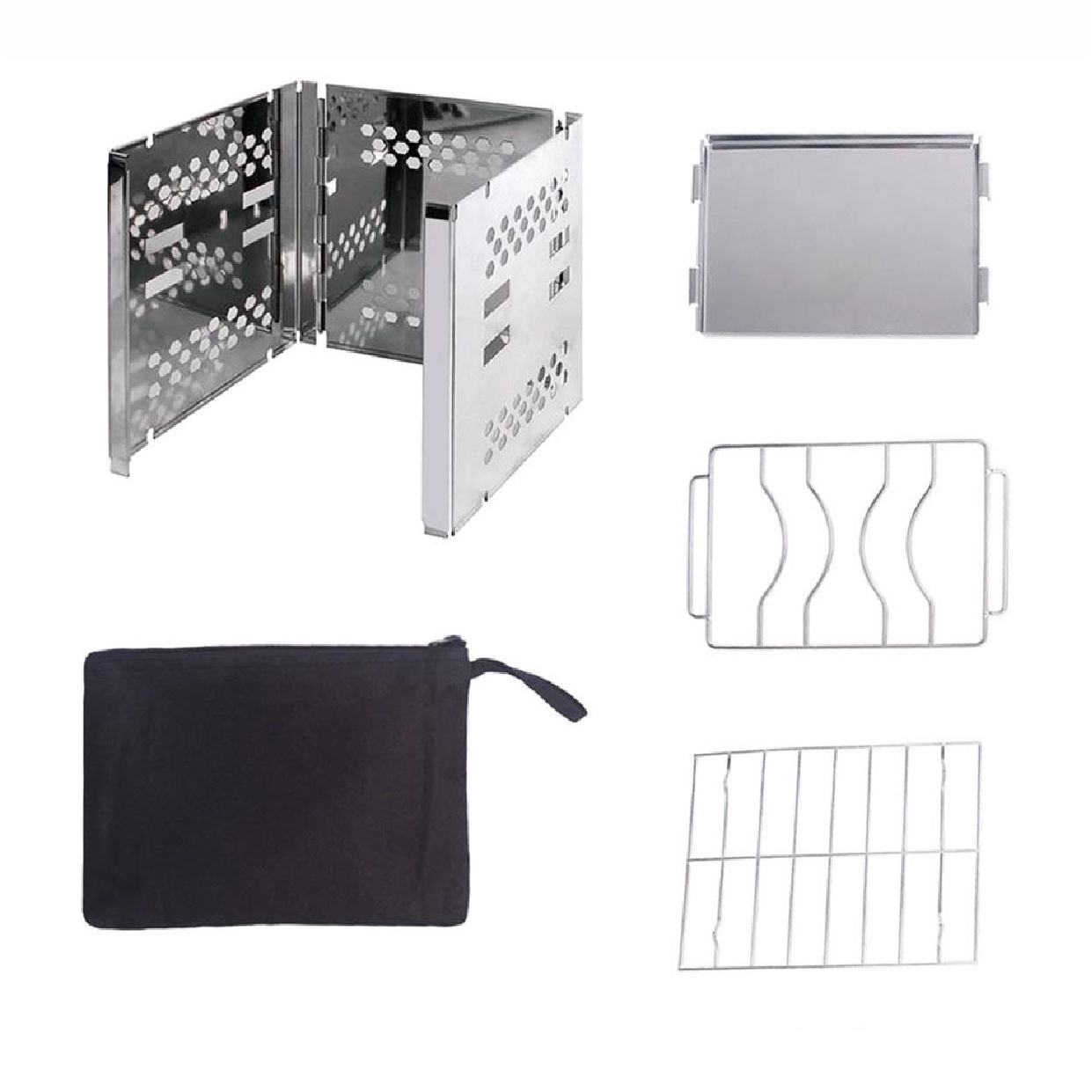 Camping Gear - 高品質不繡鋼迷你燒烤爐