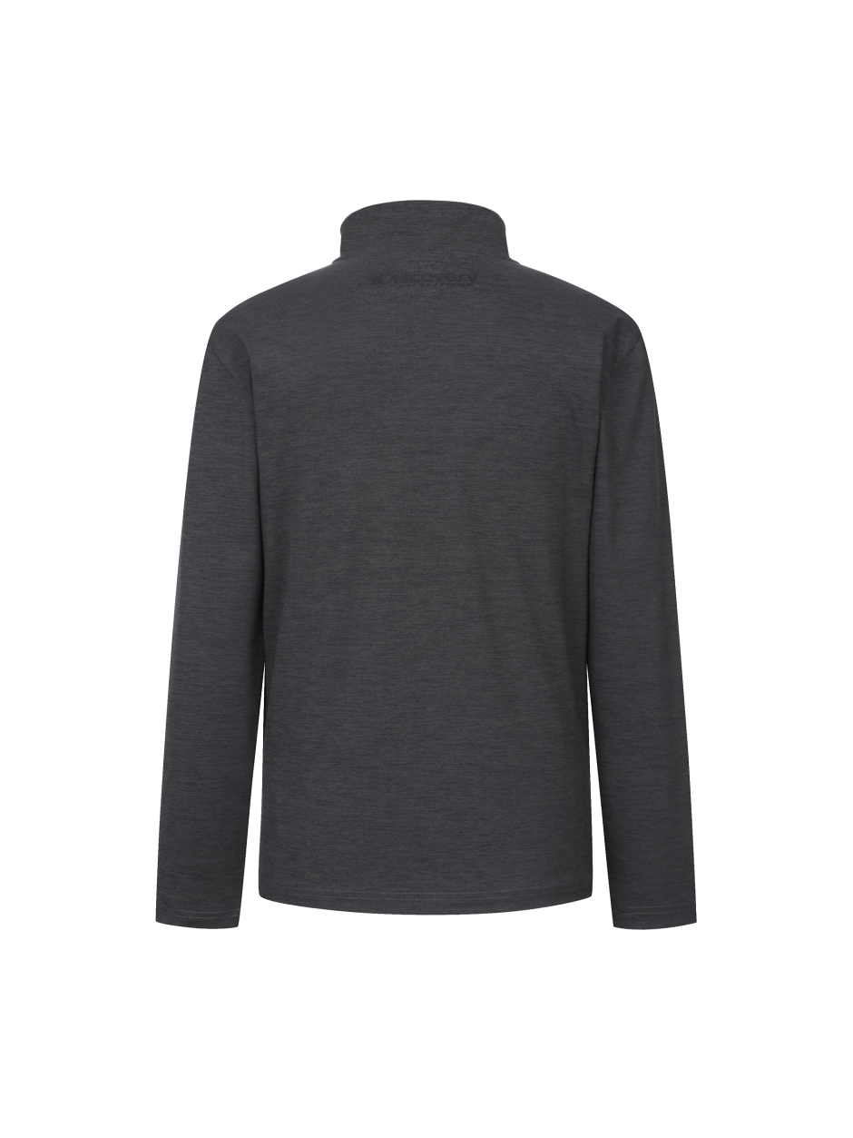 Discovery 高領 Air Heat 長袖 碳灰色 男