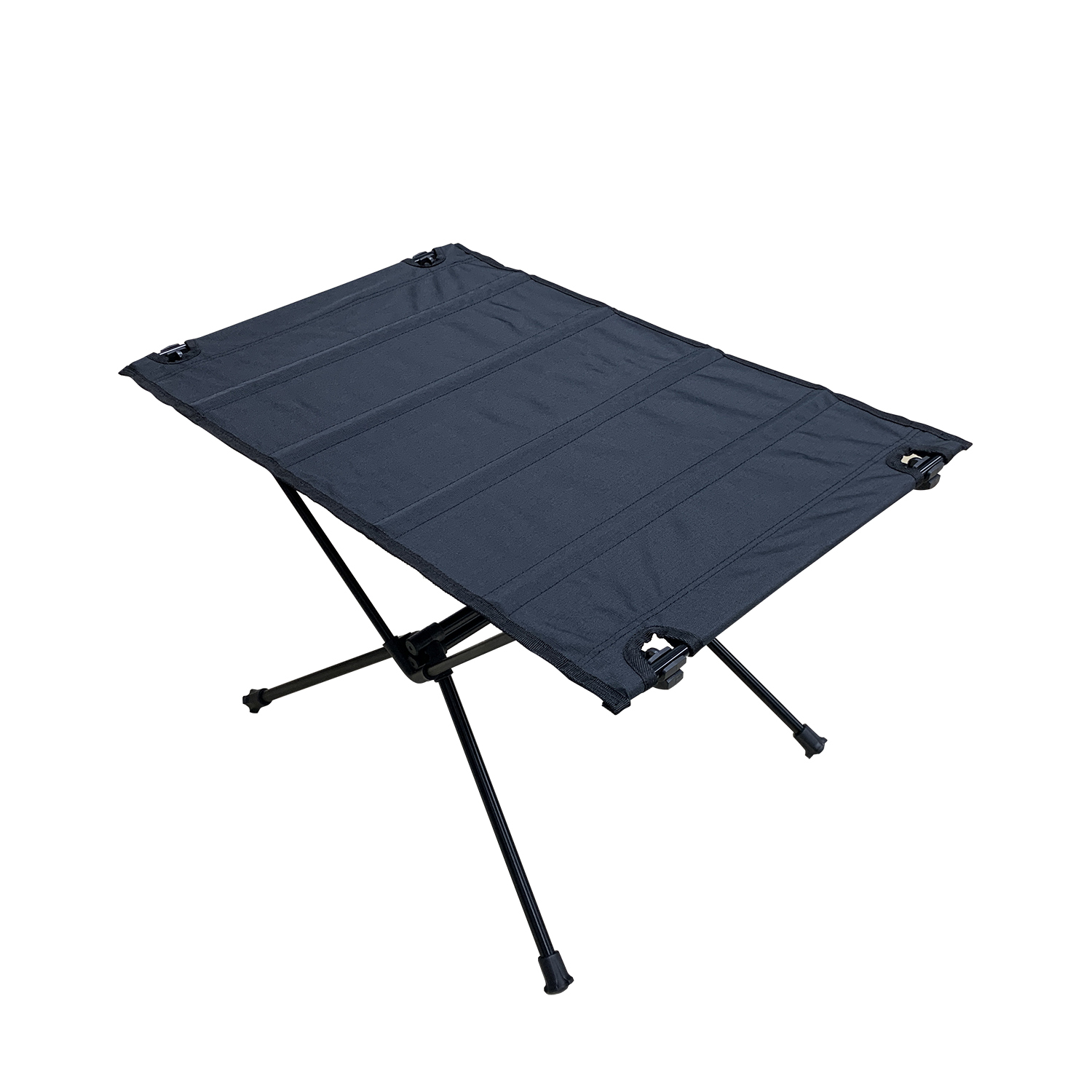 Camping Gear - CAMP-38 戶外折叠式帆布面野餐桌子 (全黑)