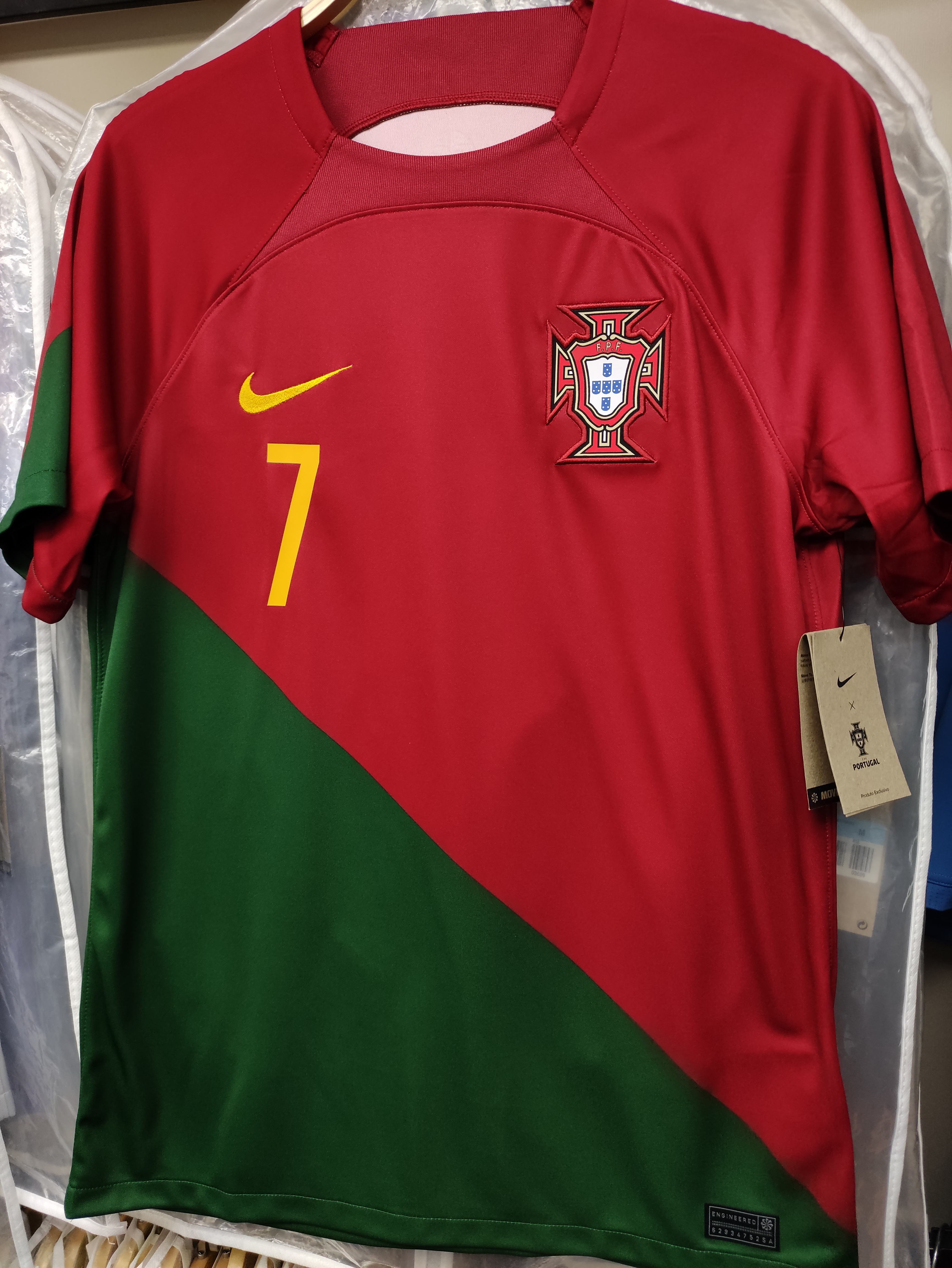 2022世界杯葡萄牙國家隊C朗拿度主場球迷版球衣