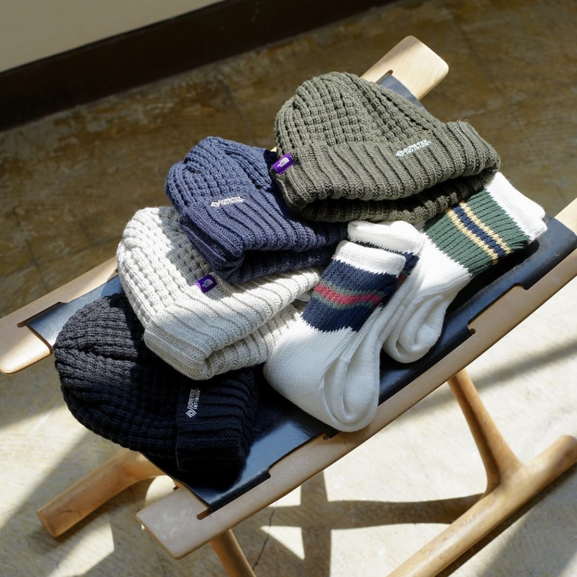 現貨┃日本製 日本限定 THE NORTH FACE PURPLELABEL 紫標 毛帽 GORE-TEX INFINIUM™ Field Watch Cap 8255n