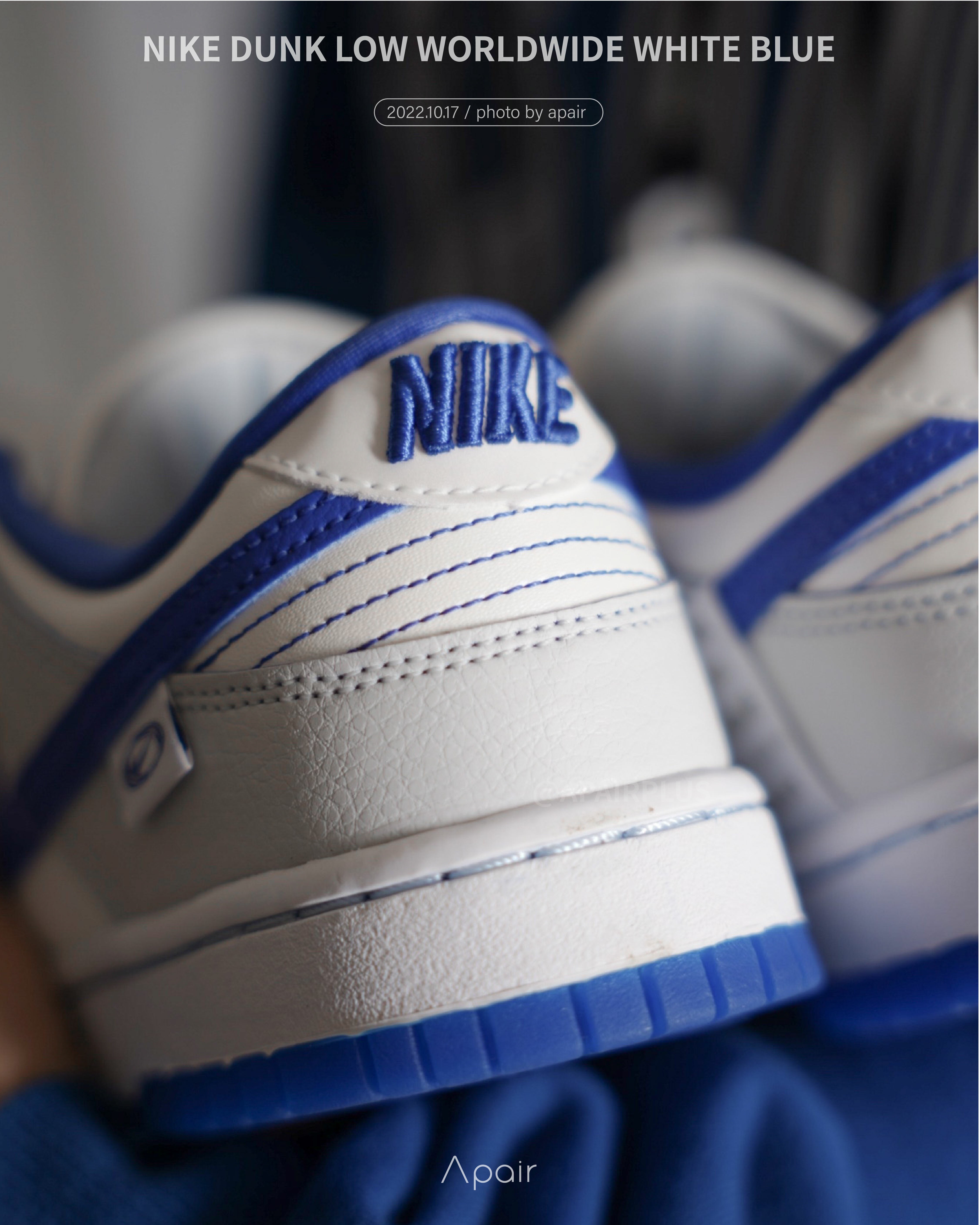 Nike Dunk Low Worldwide White Blue (Women's) - FB1841-110 - US