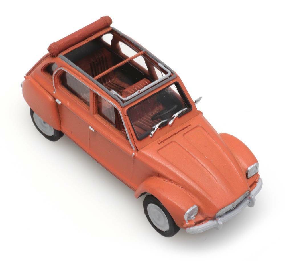 Artitec 387.438 HO規 Citroën Dyane orange open roof 敞篷車頂汽車