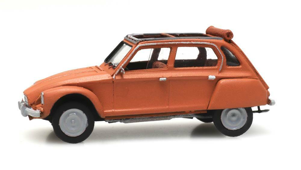 Artitec 387.438 HO規 Citroën Dyane orange open roof 敞篷車頂汽車