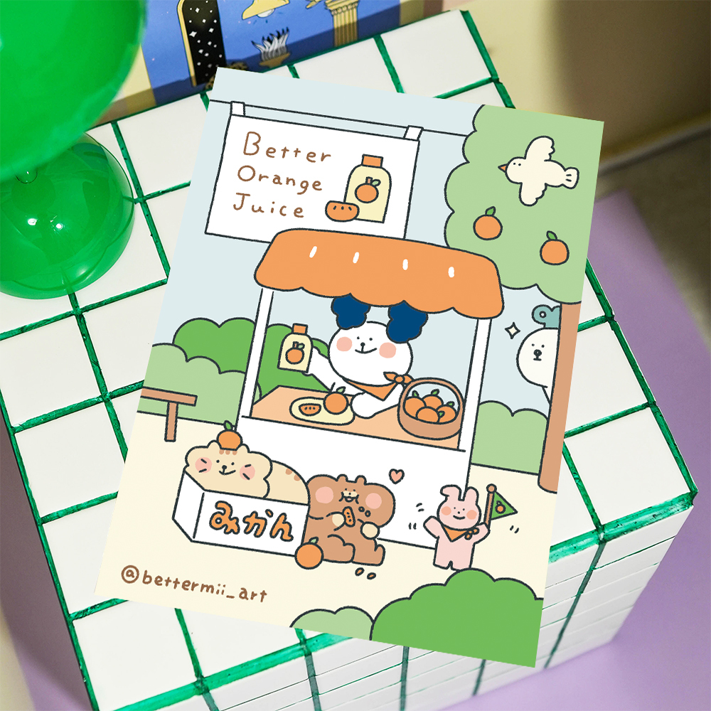 Orange Juice A4海報