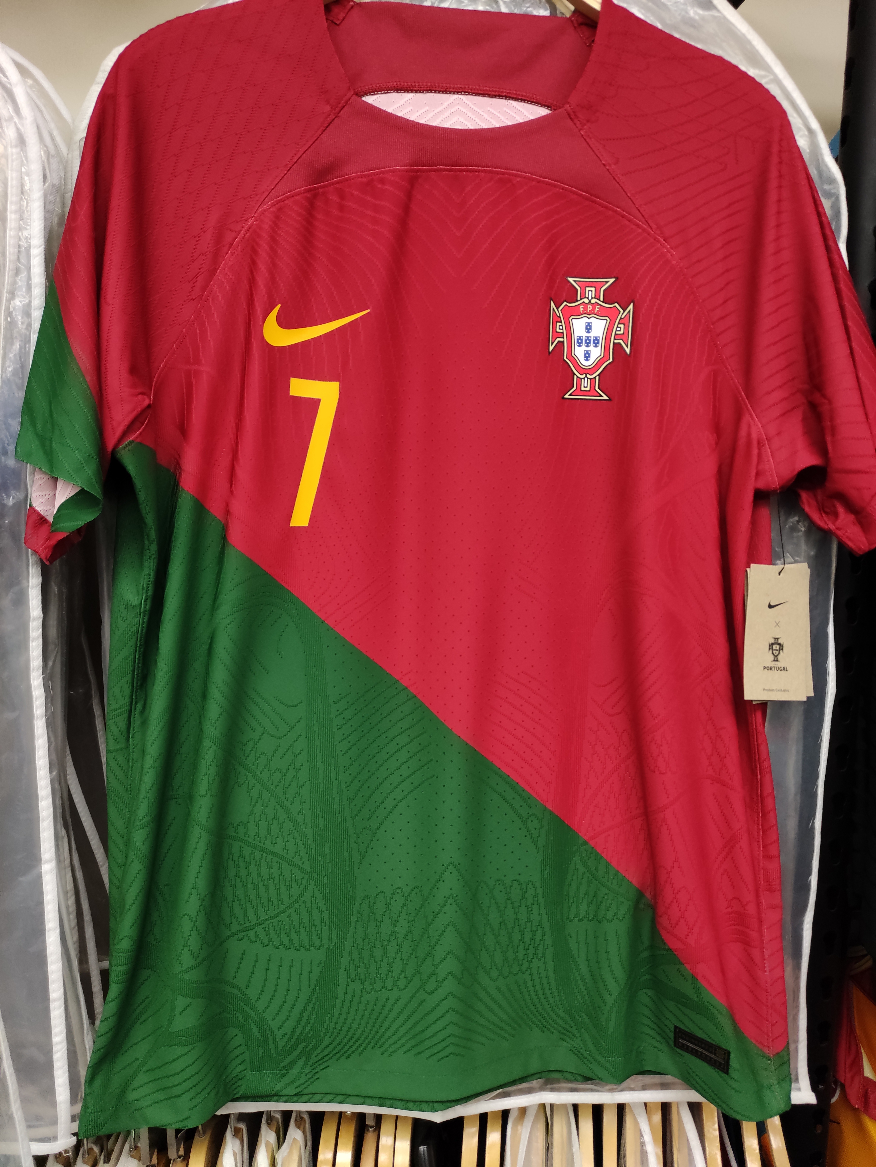 2022世界杯葡萄牙國家隊C朗拿度主場球員版球衣