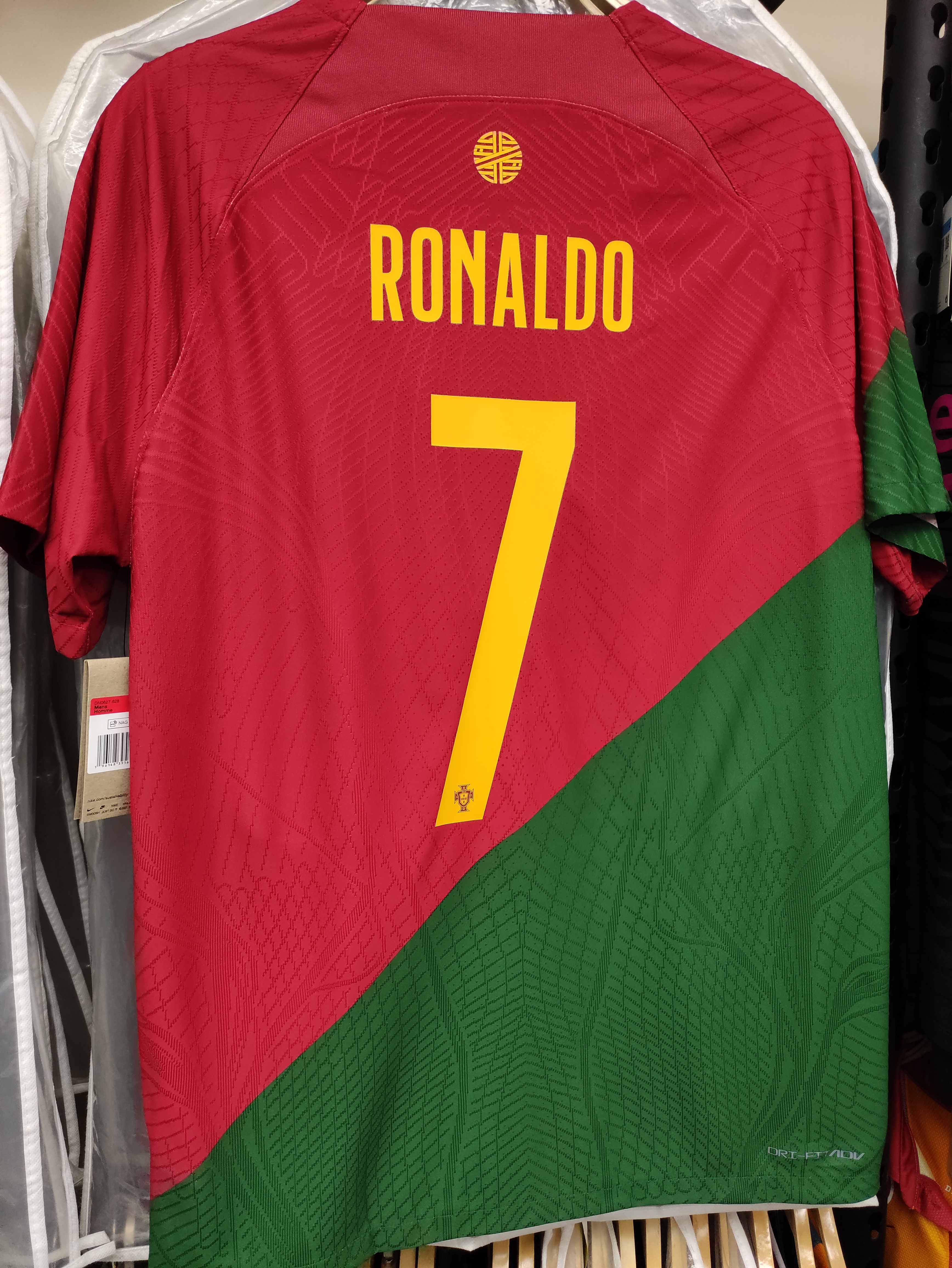 2022世界杯葡萄牙國家隊C朗拿度主場球員版球衣