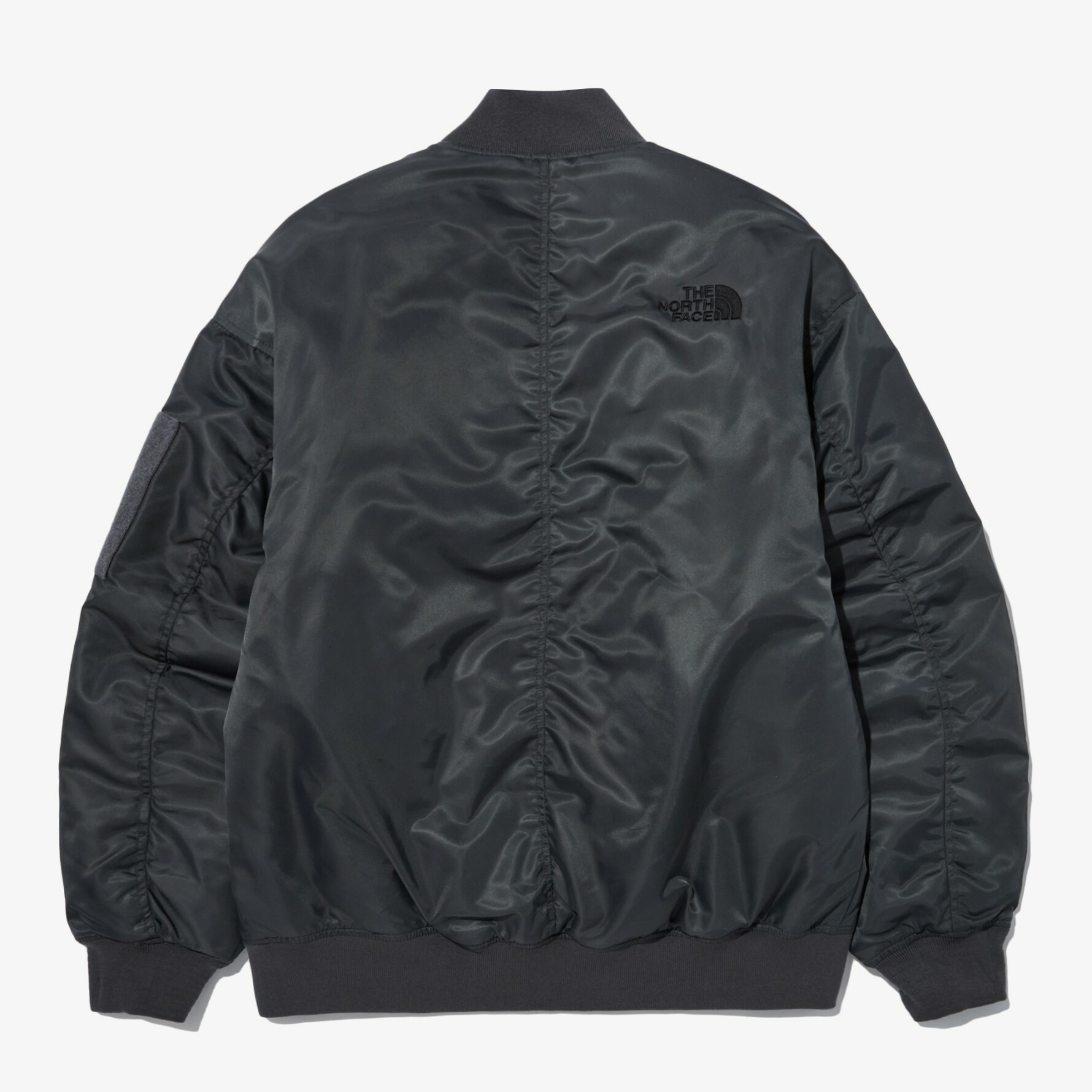 THE NORTH FACE 白標 KLUANE HEAT 軍裝 MA1飛行外套 灰黑 NJ3NN53L