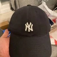 [S] MLB BASIC LOGO NEWYORK YANKEES BASEBALL CAP,BLACK, 3ACP7701NK0030-50BKS (SMLB161)