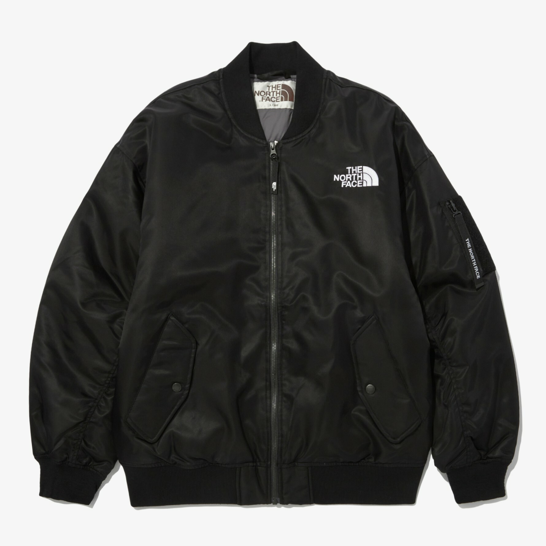 THE NORTH FACE 白標 KLUANE HEAT 軍裝 MA1飛行外套 黑 NJ3NN53J
