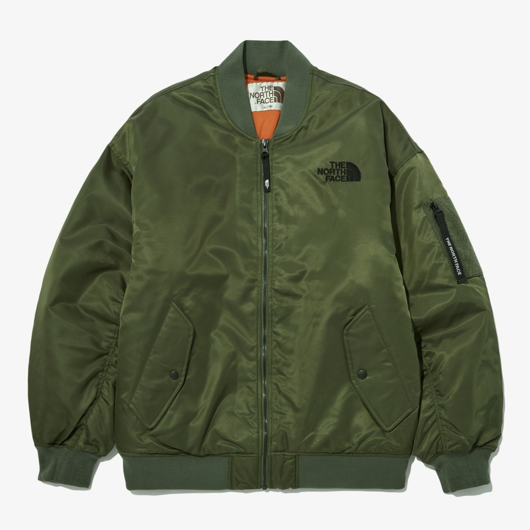 THE NORTH FACE 白標 KLUANE HEAT 軍裝 MA1飛行外套 軍綠 NJ3NN53K