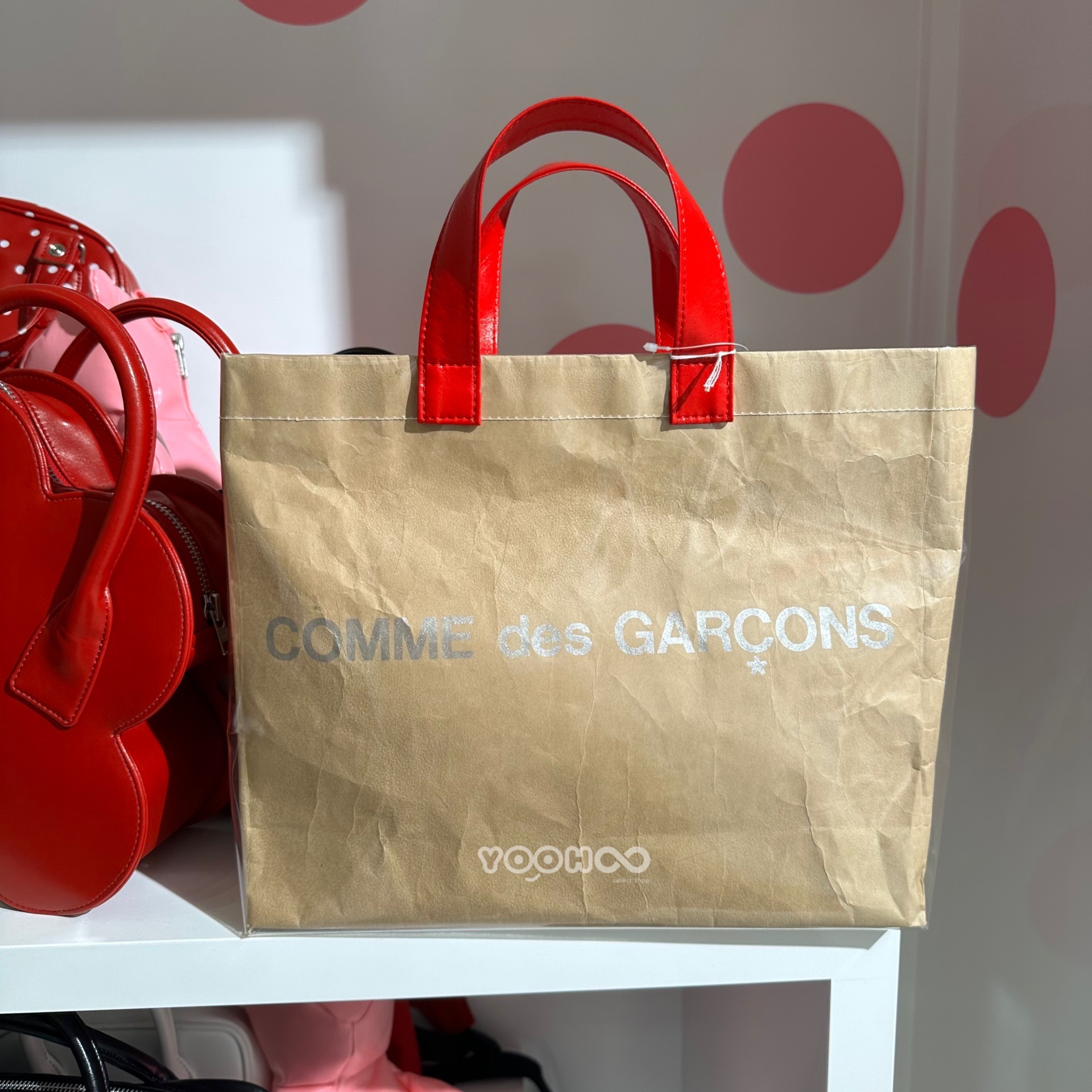 Comme des garcons bag plastic hot sale