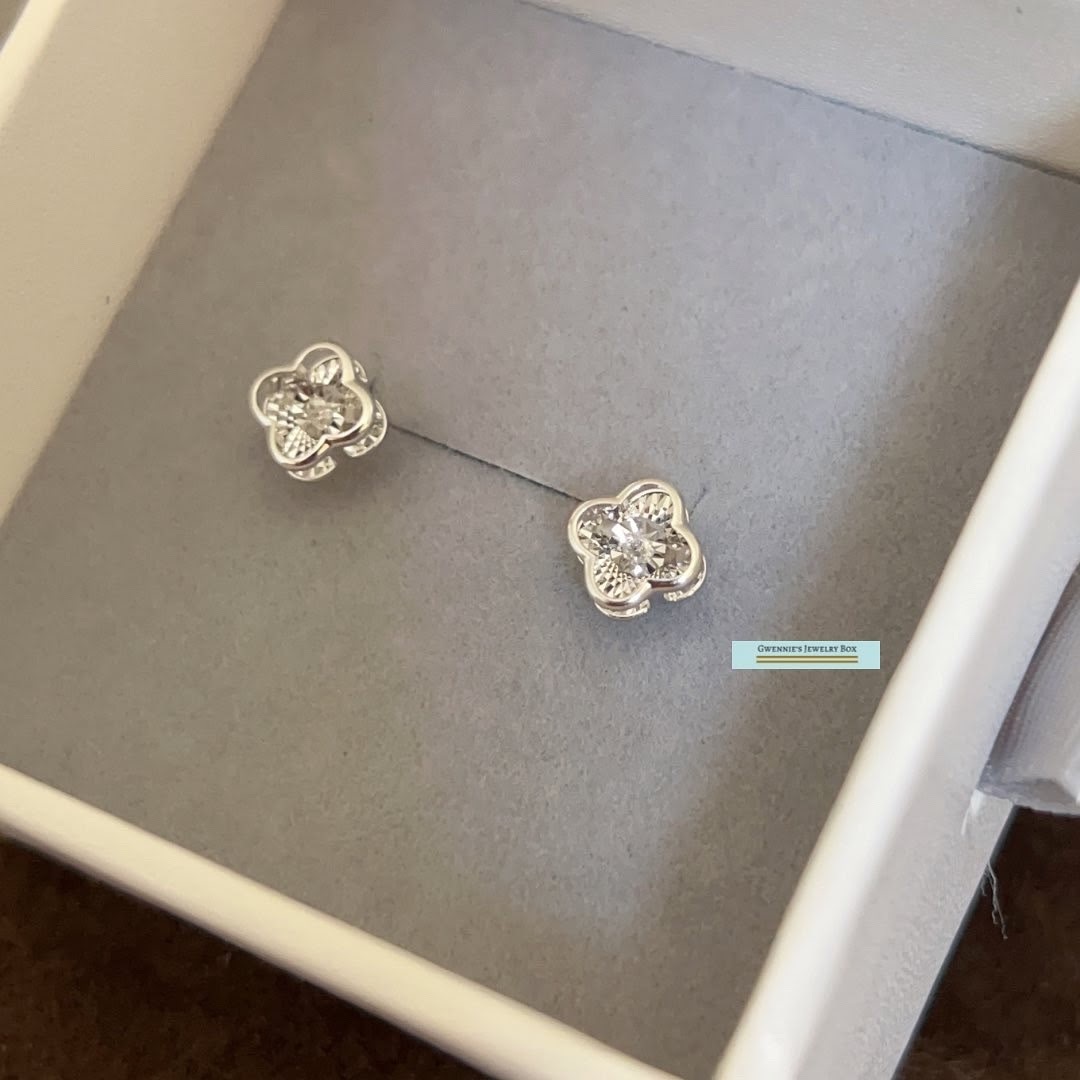 耀動真鑽系列 - Lucky Clover幸運草耳環