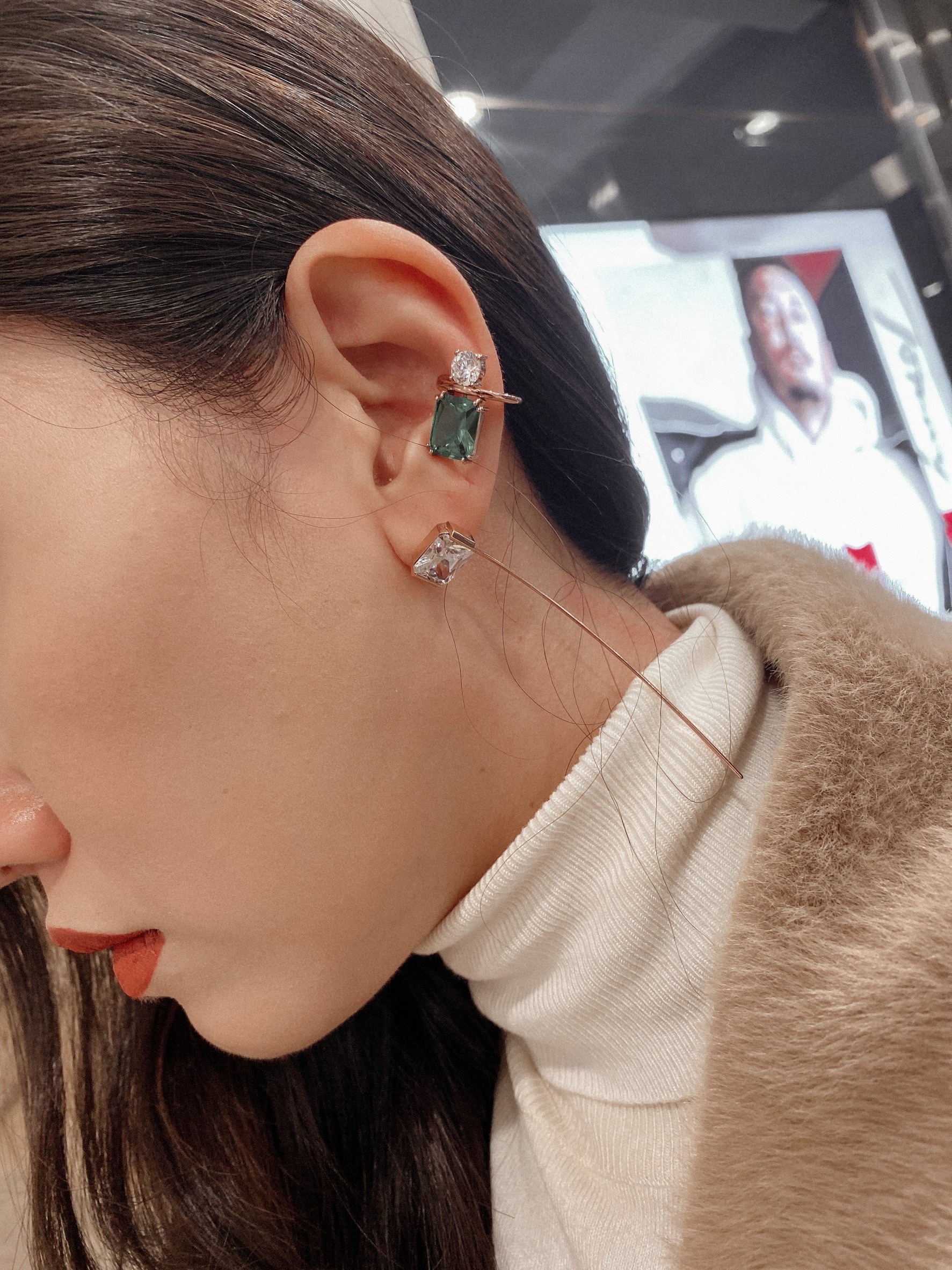 The Bold Type Ear Cuff (Green)