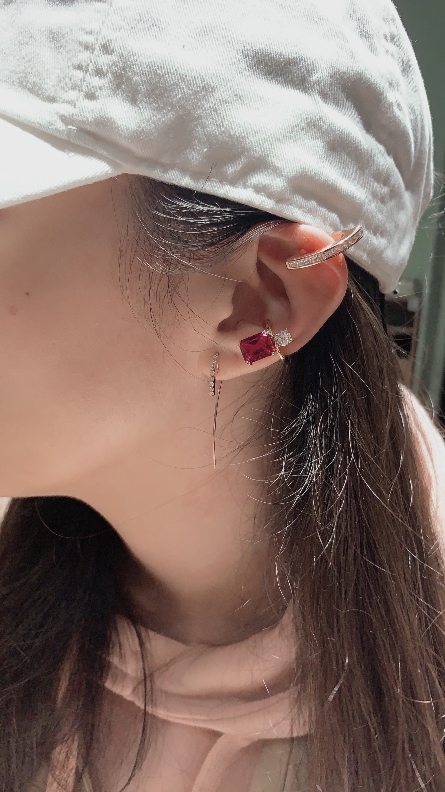 The Bold Type Ear Cuff (Red)