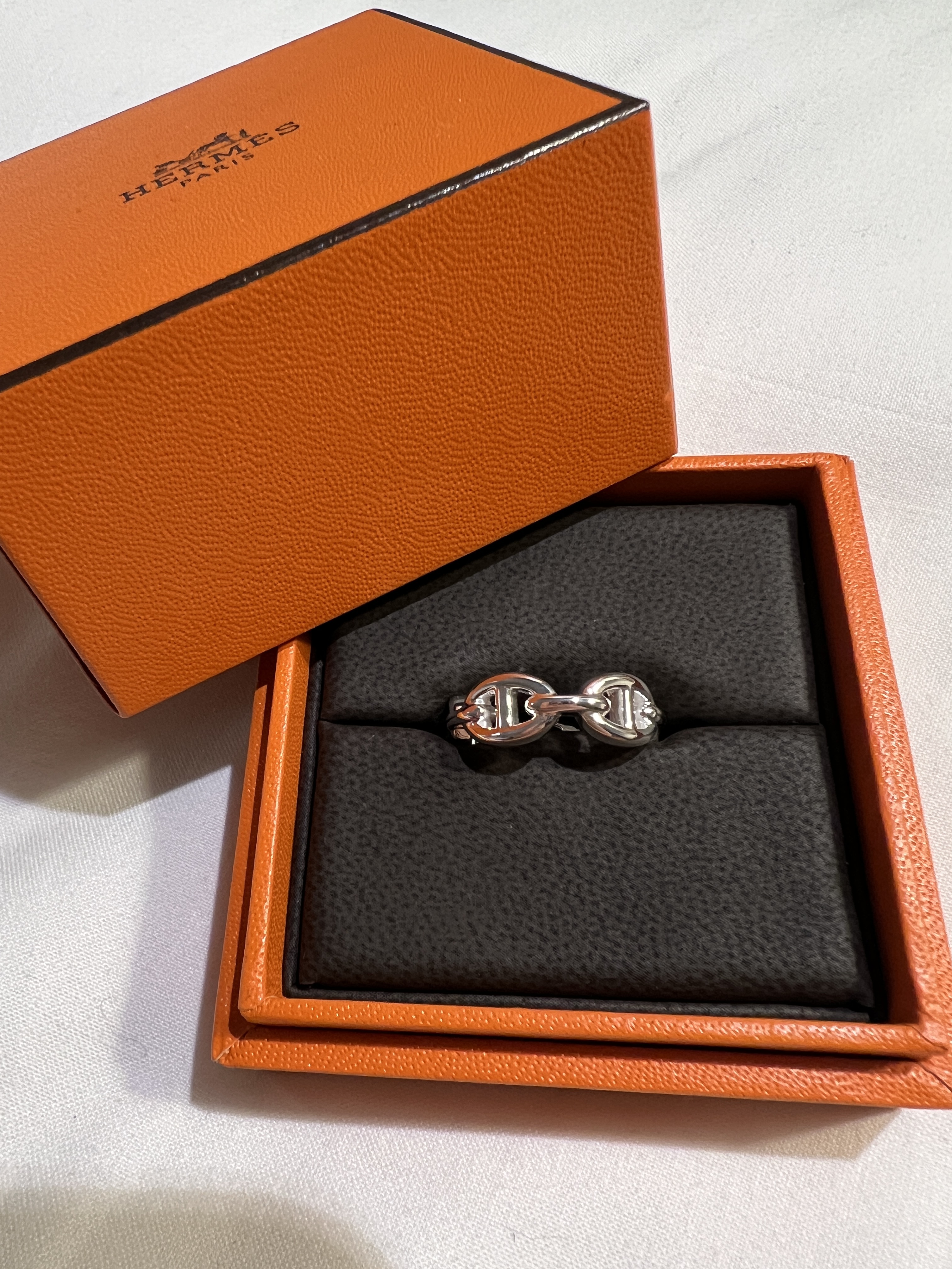 Hermes 豬鼻戒指 925 銀 ring