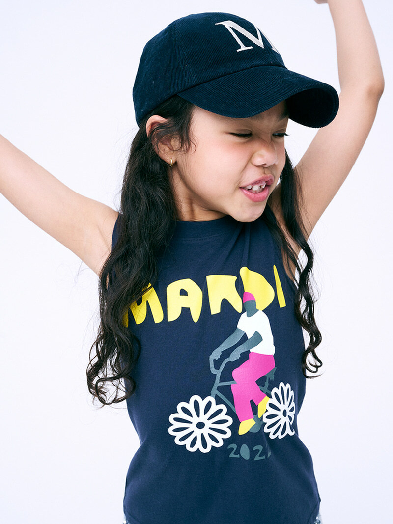 Mardi Mercredi KIDS SLEEVELESS VELO_NAVY