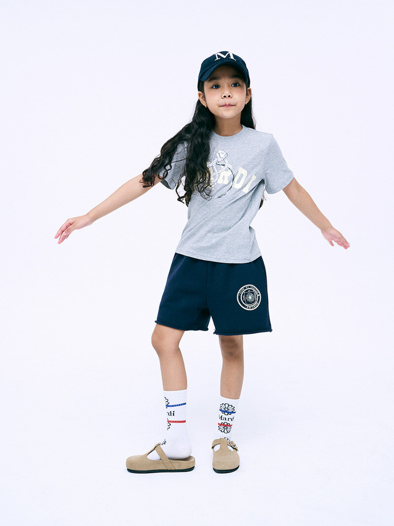 Mardi Mercredi KIDS TSHIRT RING WITH ROCK_GREY
