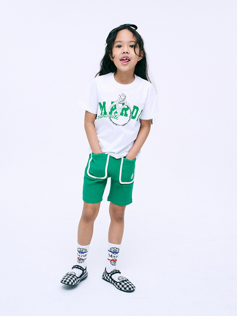 Mardi Mercredi KIDS TSHIRT RING WITH ROCK_WHITE