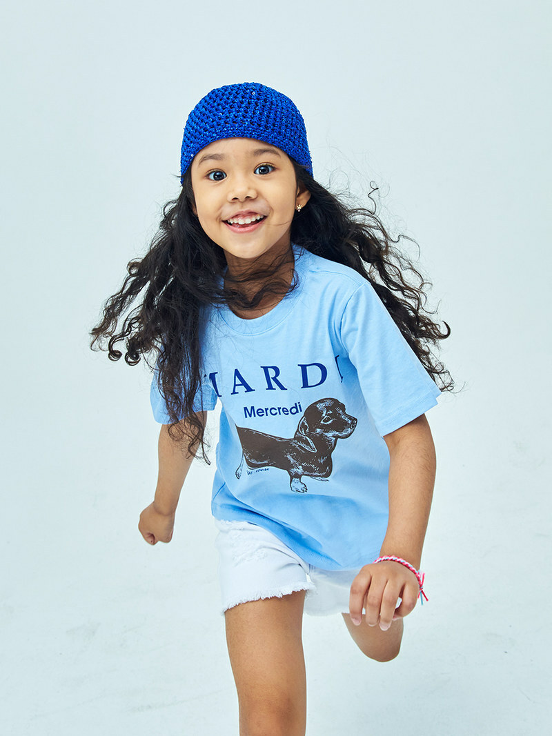 Mardi Mercredi KIDS TSHIRT DDANJI_SKY