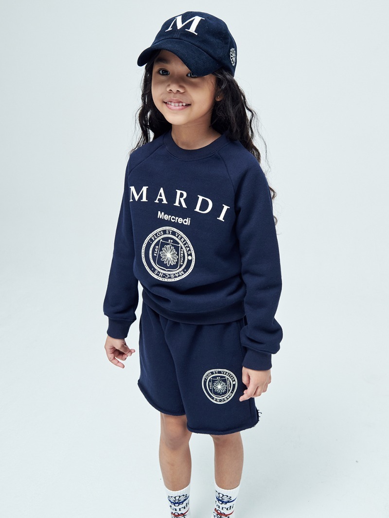 Mardi Mercredi KIDS SWEATSHIRT UNIV_NAVY CREAM