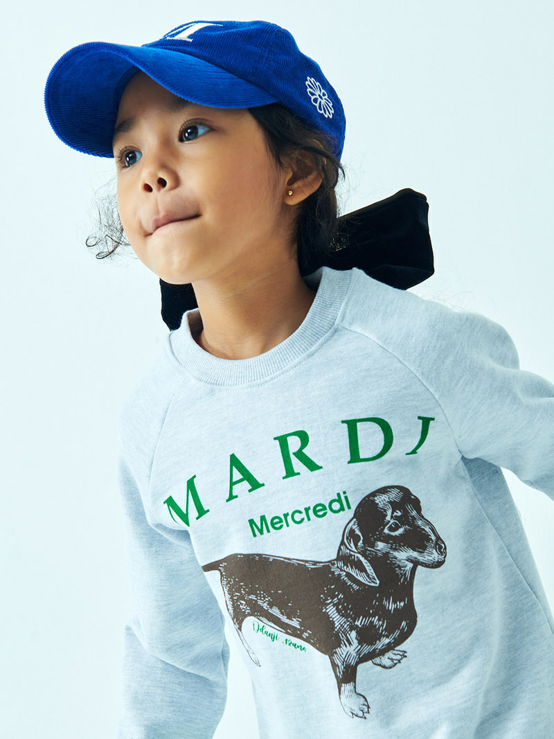Mardi Mercredi KIDS SWEATSHIRT DDANJI_HEATHER