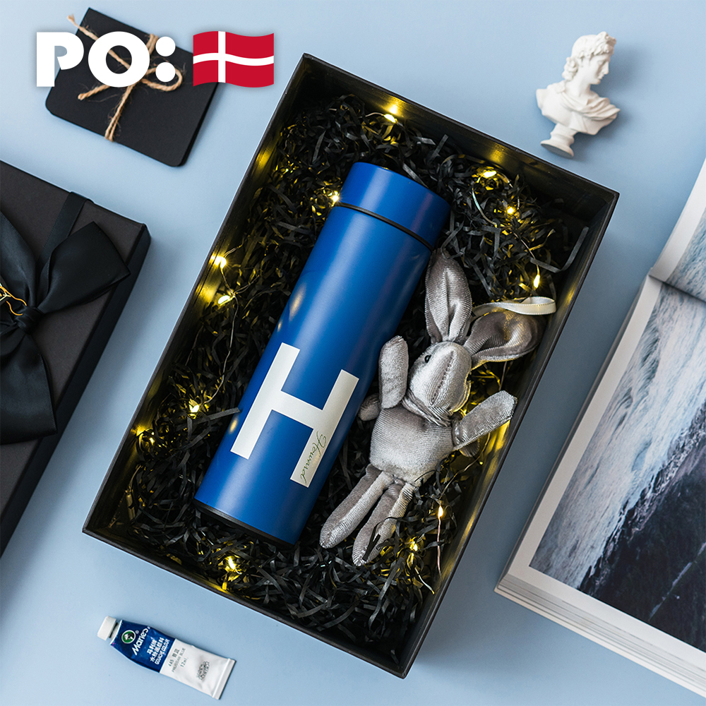 PO: 丹麥智能保溫泡茶杯禮盒包裝(460ml)-客製英文字母