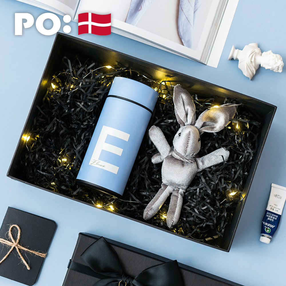 PO: 丹麥智能保溫泡茶杯禮盒包裝(260ml)-客製英文字母