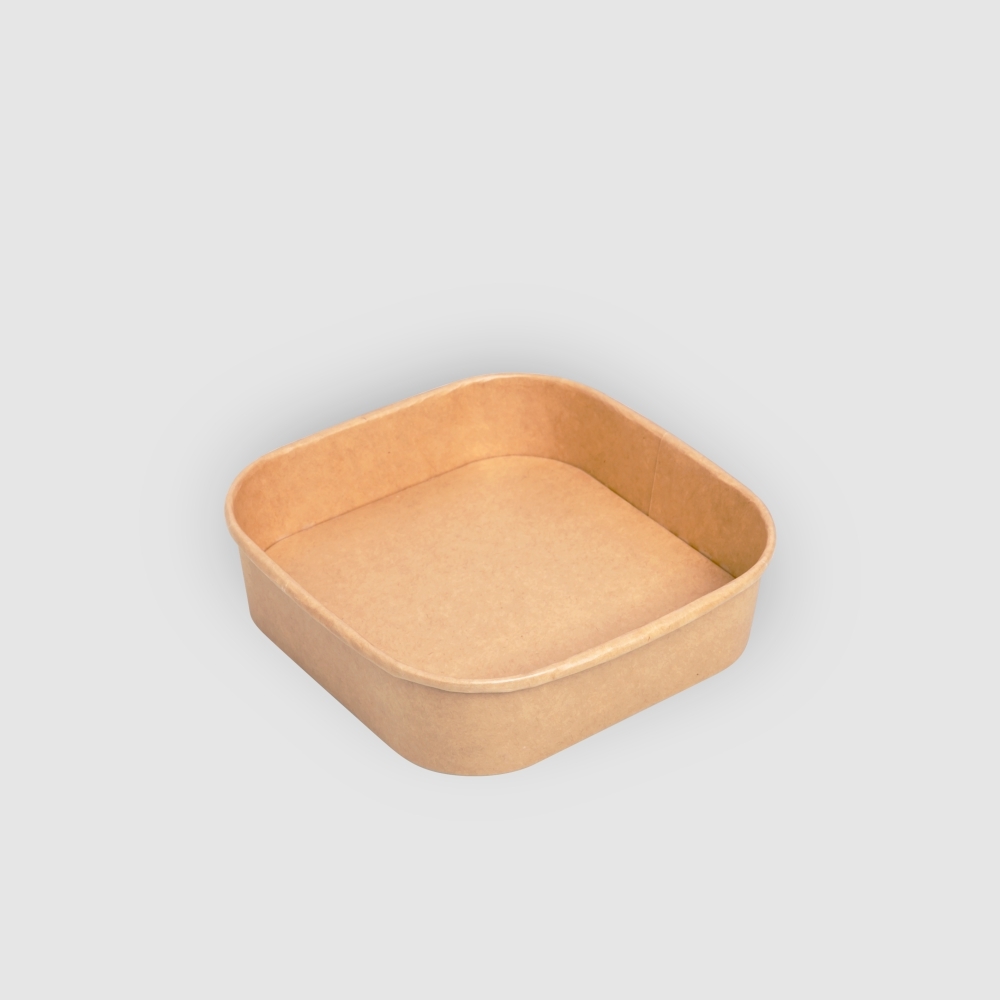 牛皮紙正方形碗 750ml 4號