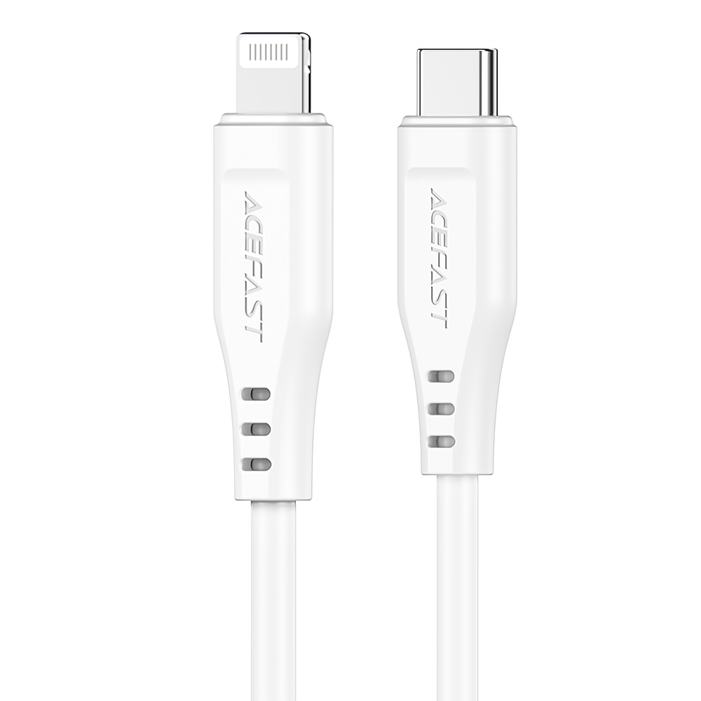 ACEFAST TPE充電PD數據線C3-01-白色