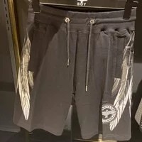 [S] BOYLONDON WINGS SHORT PANTS,BLACK/SILVER, B82SP1303U98 (SBB69)