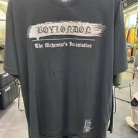 [S] BOYLONDON THE ALCHEMISTS ANCANTATION SHORT SLEEVE T-SHIRT,BLACK/WHITE, B92TS1277U89 (SBB70)
