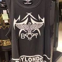 [S] BOYLONDON TANK TOP LOGO,BLACK/WHITE, B82SL1203U89 (SBB80)